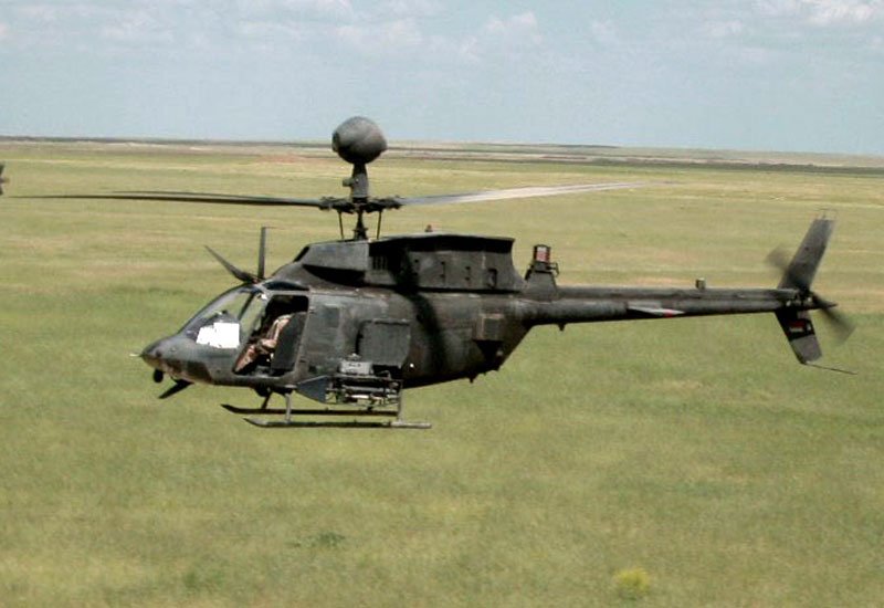 Bell Oh58 Kiowa 6 Military A4 Photo Print