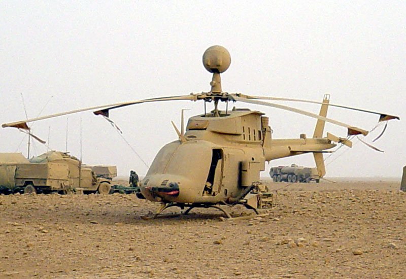 Bell Oh58 Kiowa 7 Military A4 Photo Print