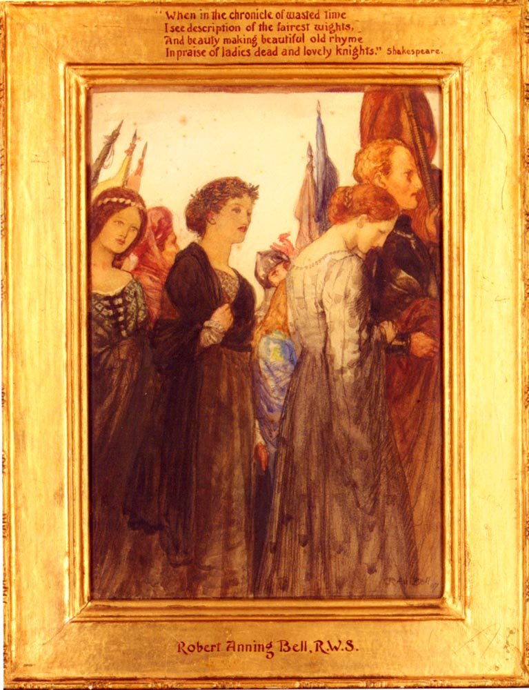 Bell Robert Anning When In the Chronicle Of Wasted Time Art A4 Photo Print