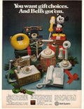 Bell System Gifts Vintage Retro Advert Ads A4 Photo Print