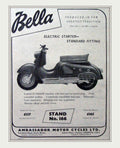 Bella Scooter 166 Vintage Retro Advert Poster A4 Photo Print