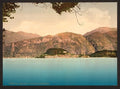 Bellagio general view I Lake Como Vintage A4 Photo Print