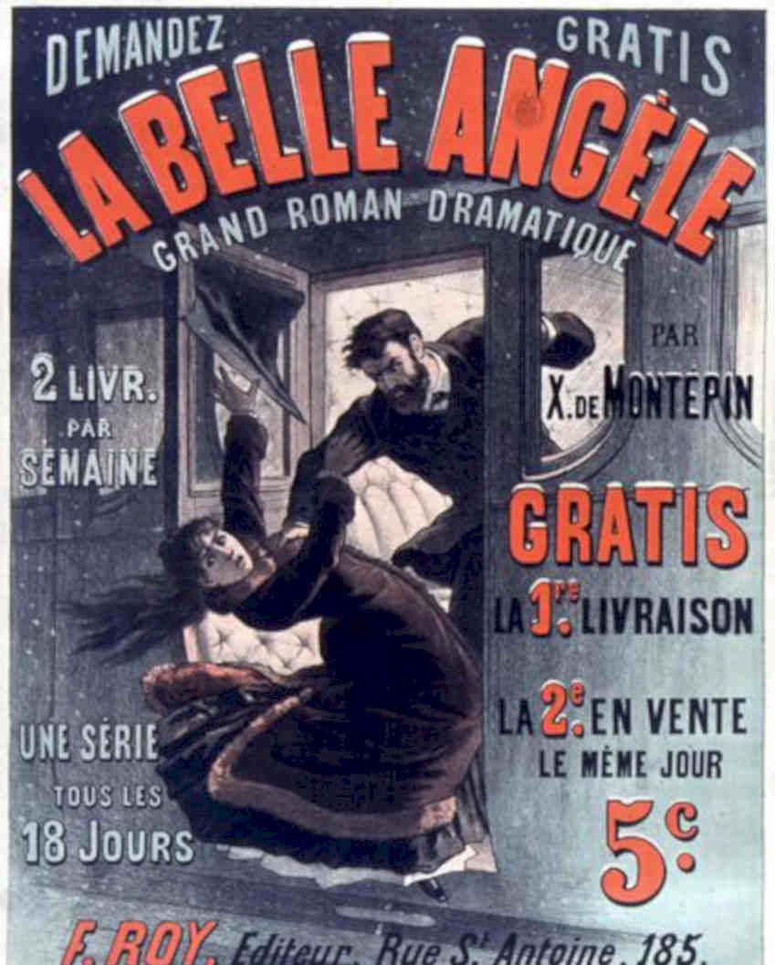 Belle Angele Poster Vintage Retro Advert Poster A4 Photo Print