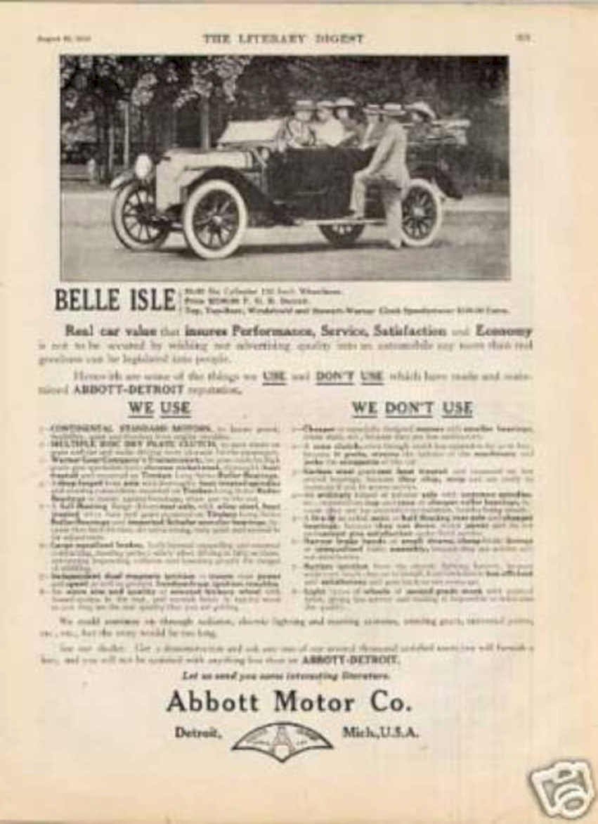 Belle Isle Abbott Vintage Retro Advert Ads A4 Photo Print