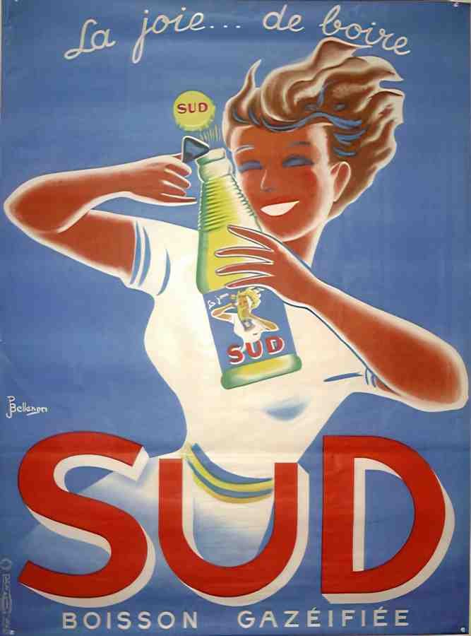 BellengerSud Vintage Advert A4 Photo Print