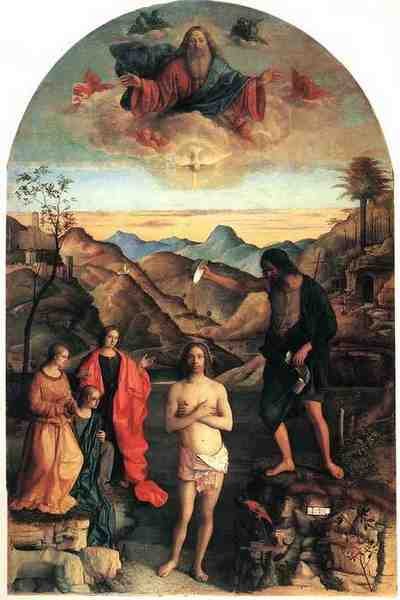 Bellini Giovanni Baptism Of Christ 5 A4 Photo Print