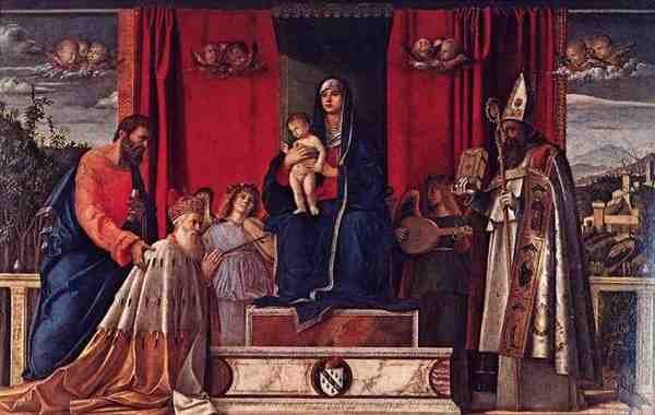 Bellini Giovanni Barbarigo Altarpiece 5 A4 Photo Print