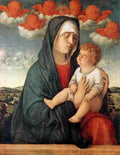 Bellini Giovanni Madonna Of The Red Angels 5 A4 Photo Print