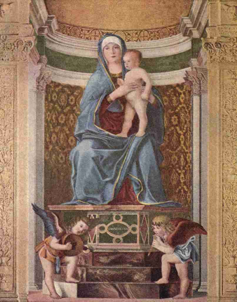 Bellini Giovanni c1430 1516 Famous Madonnas 1907 Madonna A4 Photo Print