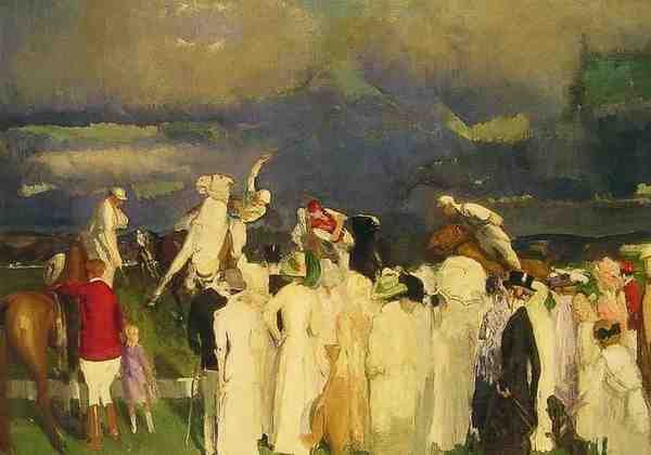 Bellows George Wesley Polo Crowd 5 A4 Photo Print