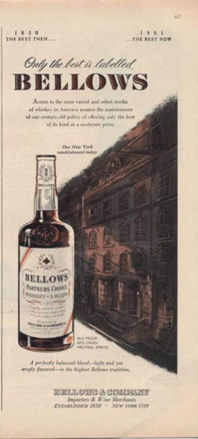 Bellows Partners Choice Vintage Retro Advert Ads A4 Photo Print