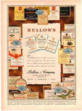 Bellows Wine Labels Vintage Retro Advert Ads A4 Photo Print