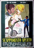 Belmondo Seberg Poster Vintage Retro Advert Poster A4 Photo Print