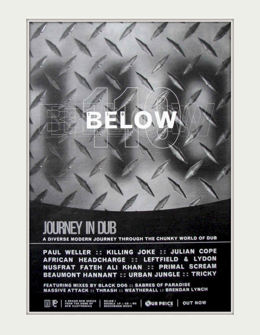 Below Journey Dub Vintage Retro Advert Poster A4 Photo Print