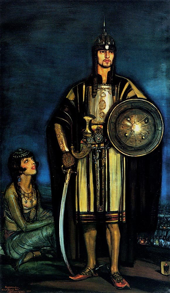 Beltran Masses Frederico Rudolph Valentino In The Black Falcon Art A4 Photo Print