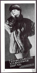Ben Kahn Fur Vintage Retro Advert Ads A4 Photo Print