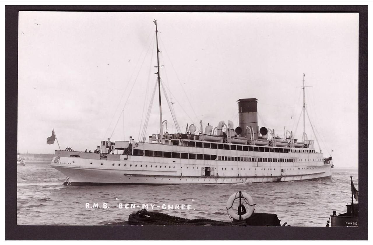 Ben My Chree Isle Of Man Ss Co Ltd Built 1907 Steam ship A4 Photo Print