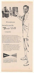 Bendix G15 Computers Vintage Retro Advert Ads A4 Photo Print