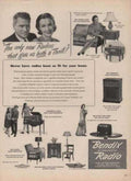 Bendix Radio 1950s Vintage Retro Advert Ads A4 Photo Print