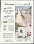 Bendix Waterfall Washer Vintage Retro Advert Ads A4 Photo Print