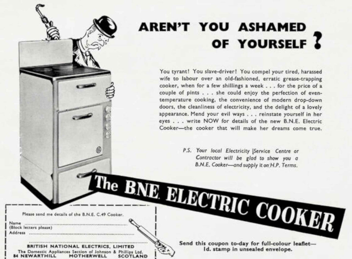 Bene Electric Cooker Vintage Retro Advert Poster A4 Photo Print