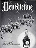 Benedictine Carriage Men Vintage Retro Advert Poster A4 Photo Print