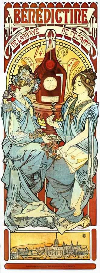 Benedictine Vintage Advert A4 Photo Print