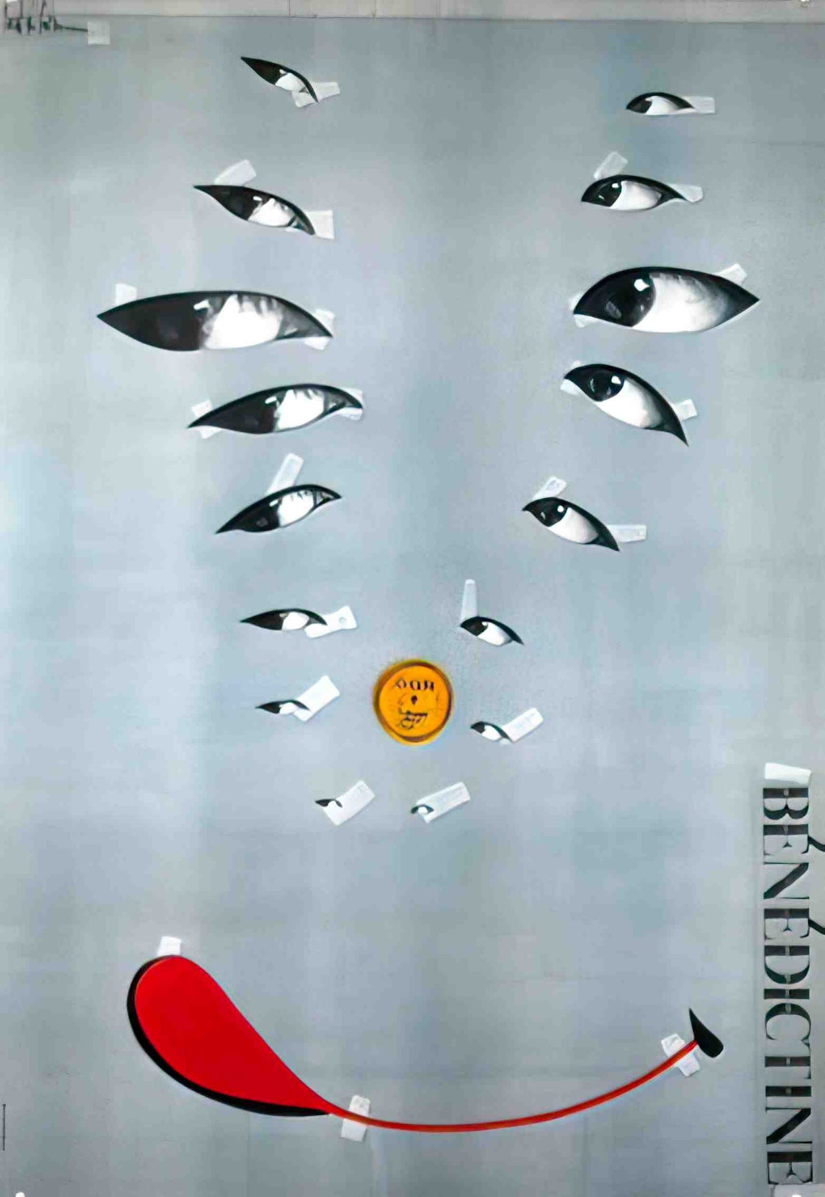 BenedictineEyes Advert A4 Photo Print