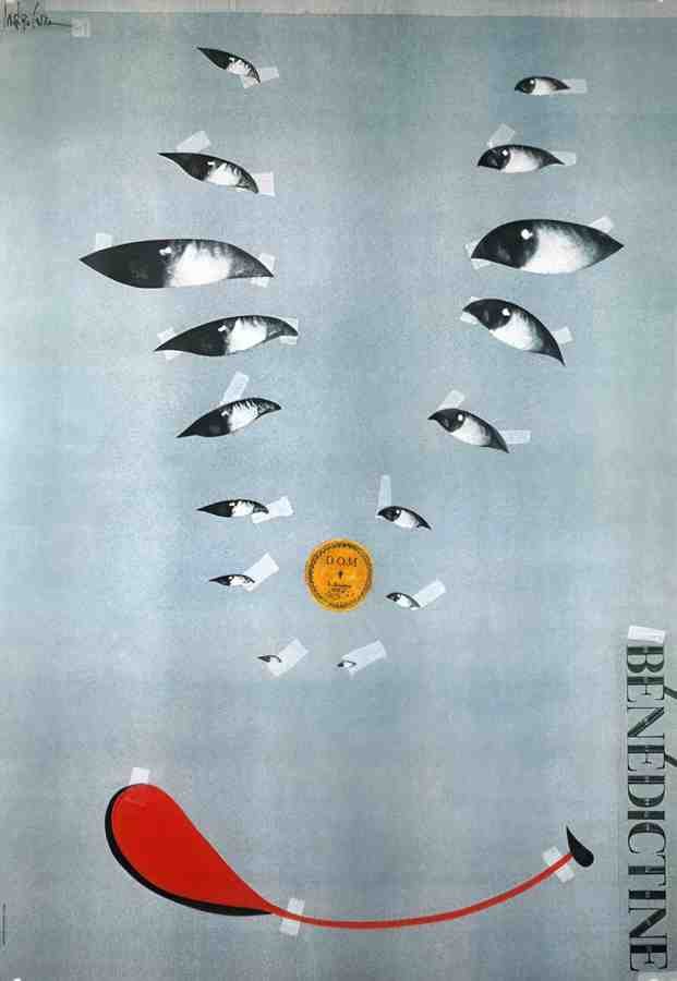 BenedictineEyes Vintage Advert A4 Photo Print