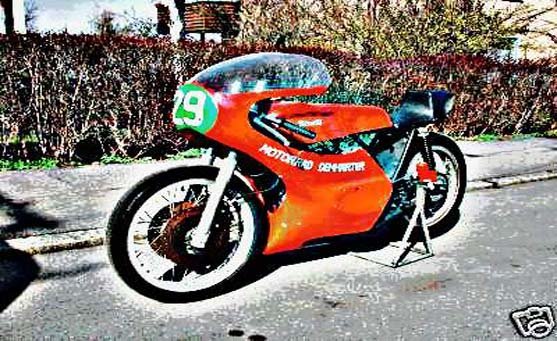Benelli 250 2C Cup motorbike A4 Photo Print