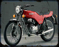Benelli 250 Quattro 01 Motorbike Vintage Aged A4 Photo Print