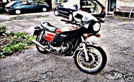 Benelli 350Rs motorbike A4 Photo Print
