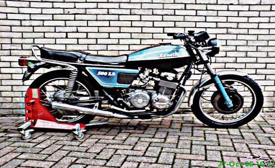 Benelli 500Ls 1978 motorbike A4 Photo Print
