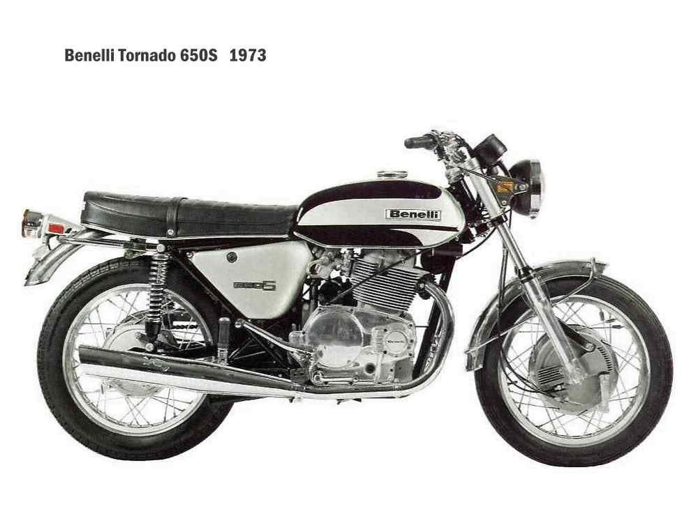Benelli 650S Tornado 1973 motorbike A4 Photo Print