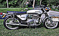 Benelli 650S motorbike A4 Photo Print