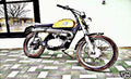 Benelli Leoncino motorbike A4 Photo Print