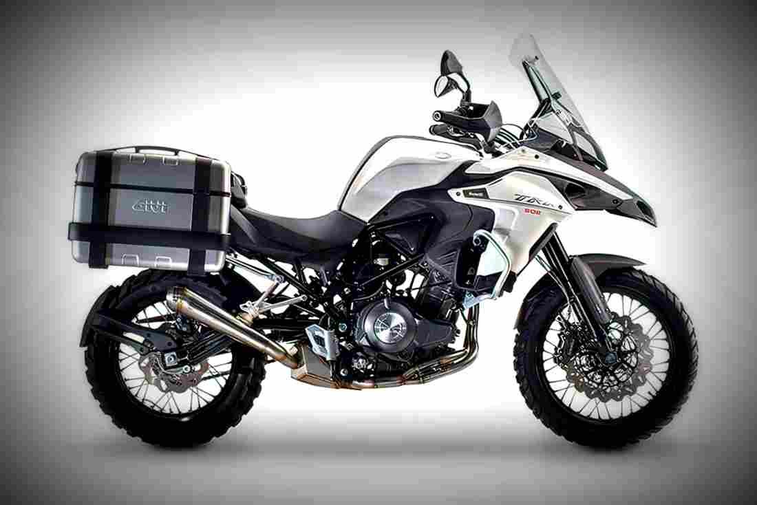 Benelli TRK 502 2017 2 motorbike A4 Photo Print