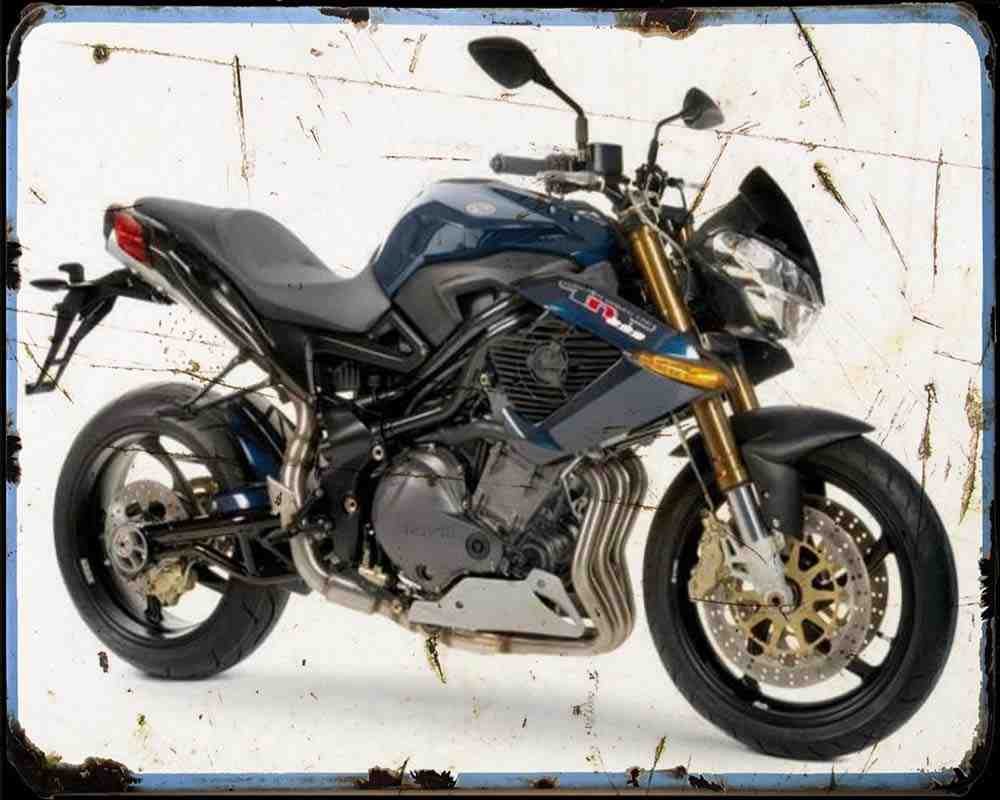 Benelli Tnt 899 1 Motorbike Vintage Aged A4 Photo Print