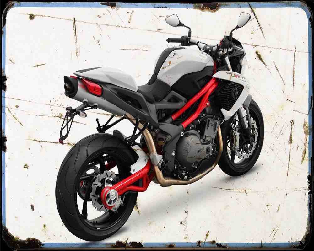 Benelli Tnt 899 S 10 01 Motorbike Vintage Aged A4 Photo Print