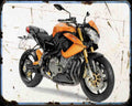 Benelli Tnt899S 08 01 Motorbike Vintage Aged A4 Photo Print