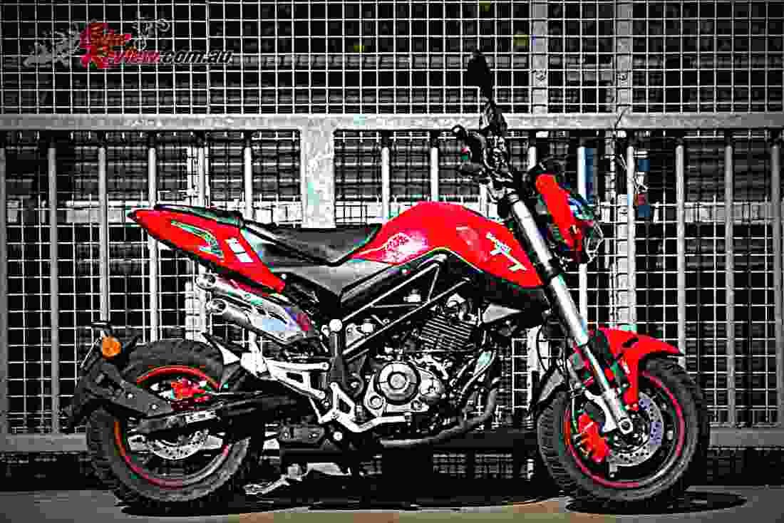 Benelli Tornado TNT 125 2017 4 motorbike A4 Photo Print