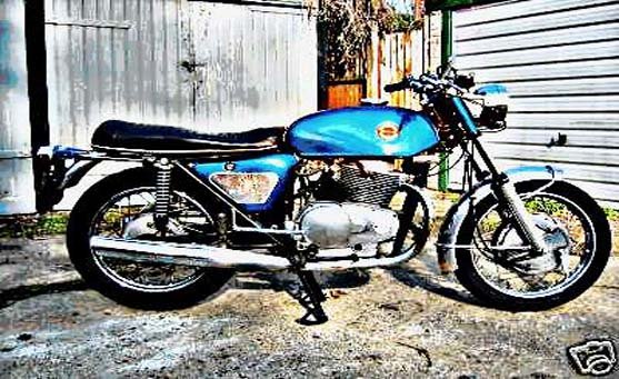 Benelli Tornado motorbike A4 Photo Print