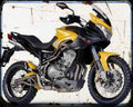 Benelli Tre K 1130 Amazonas Motorbike Vintage Aged A4 Photo Print