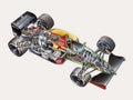 Benetton B187 cutaway A4 Photo Print
