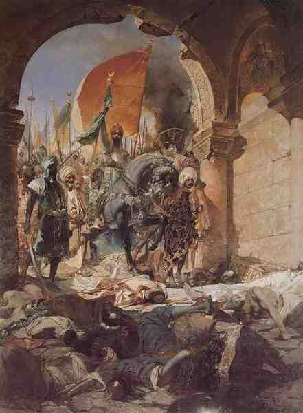 Benjamin Constant The Entry Of Mahomet Ii Into Constantinople A4 Photo Print