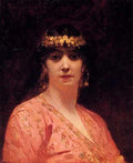 Benjamin Jean Joseph Constant Portrait Of An Arab Woman A4 Photo Print
