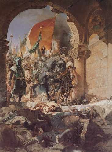 Benjamin Jean Joseph Constant The Entry Of Mahomet Ii Into Constantinople A4 Photo Print