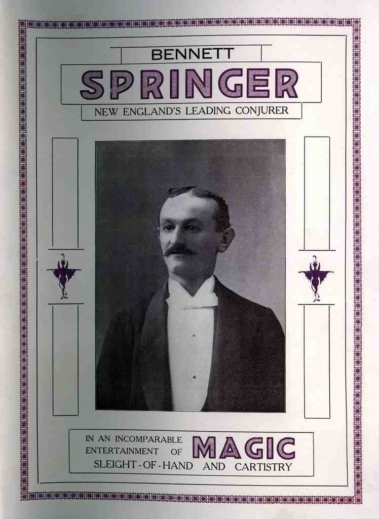 Bennett 2 Magic Magician Vintage A4 Photo Print