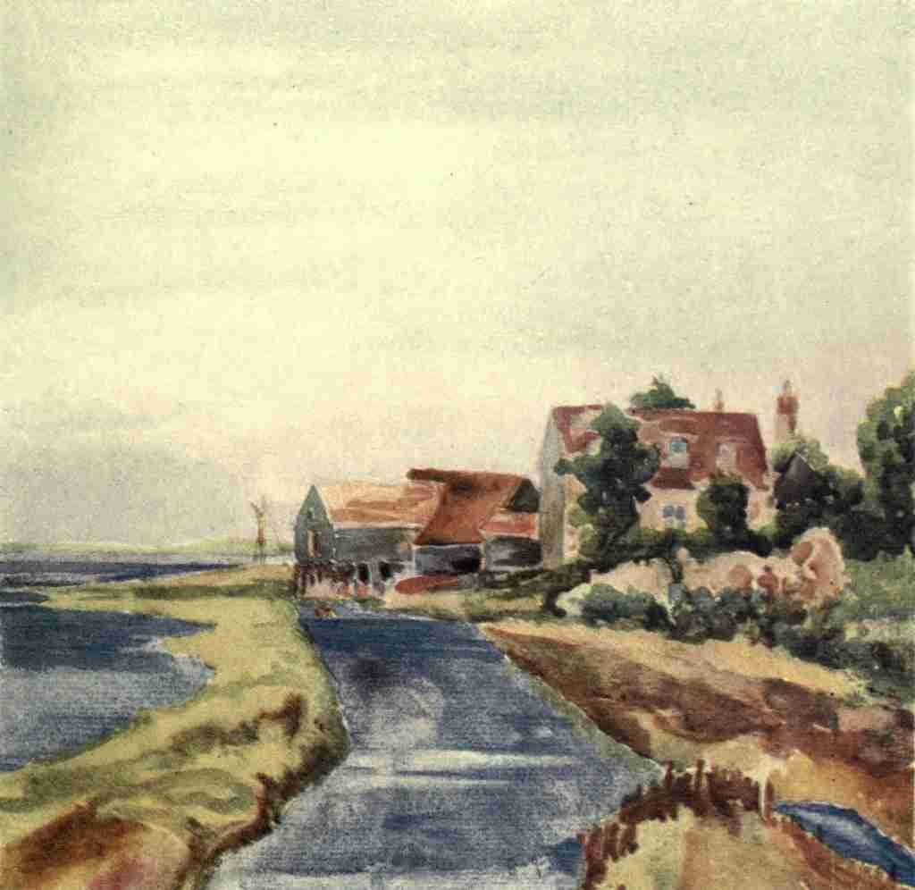 Bennett Arnold 1867 1931 A Floating Home 1918 Landermere Essex A4 Photo Print