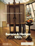 Benson Hedges Easel Vintage Retro Advert Ads A4 Photo Print